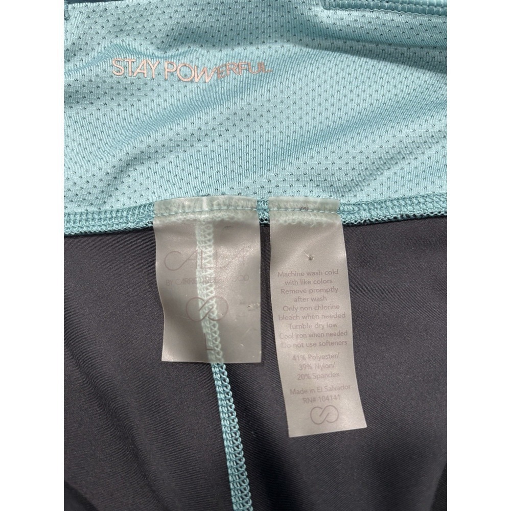 Calia Green Tie Dye Leggings High Rise Ankle Length Stretch Activewear Size L - Picture 5 of 8